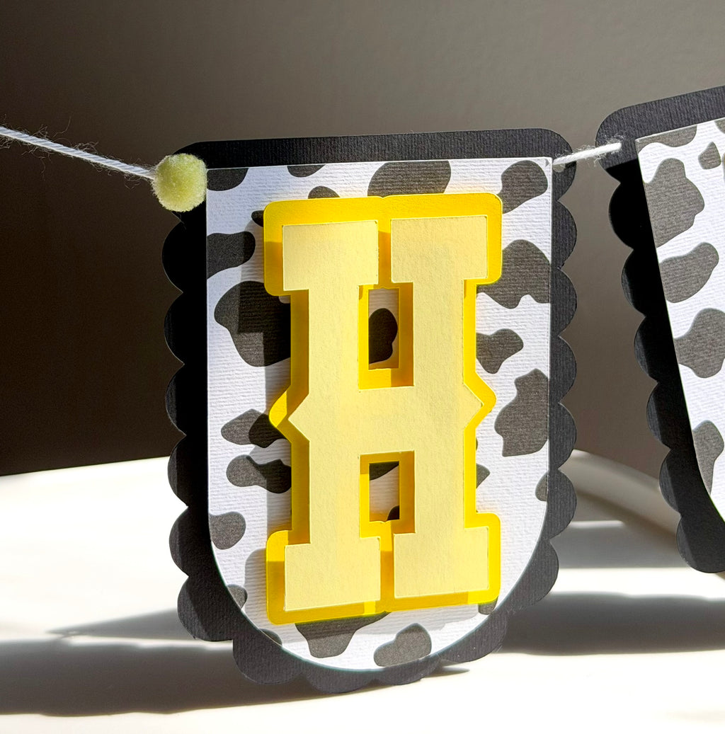 3D Happy Birthday Banner