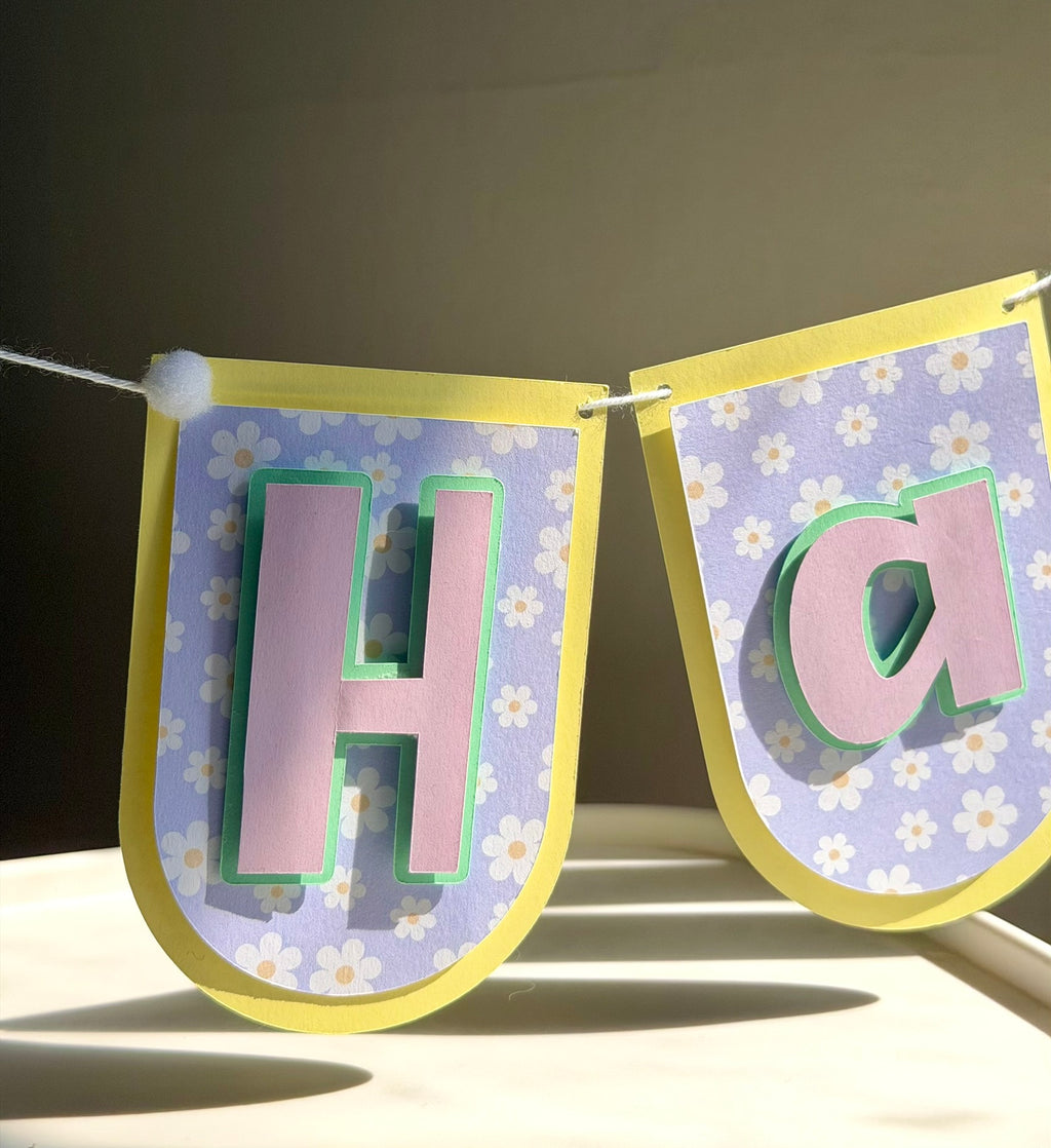 3D Happy Birthday Banner