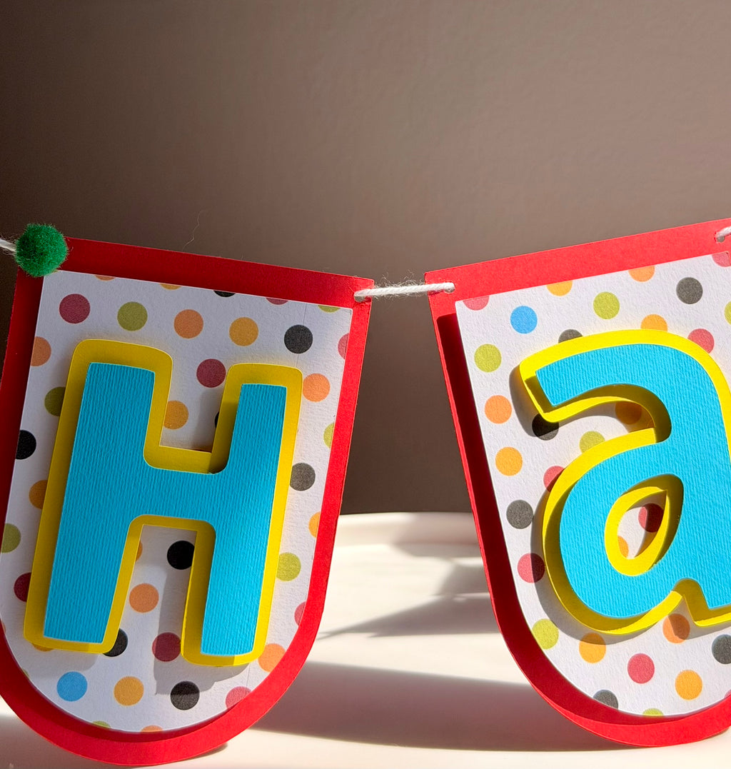 3D Happy Birthday Banner