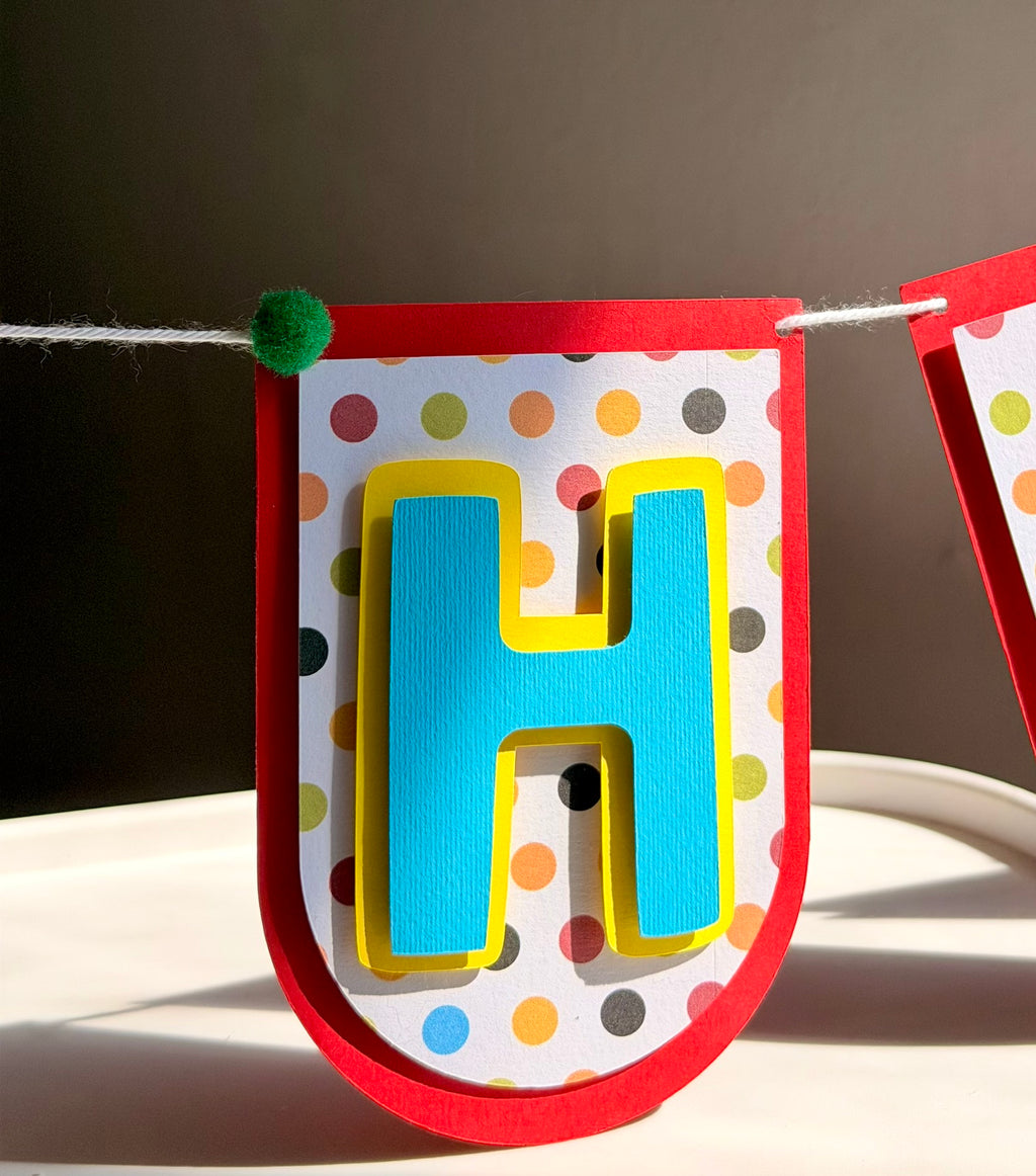 3D Happy Birthday Banner