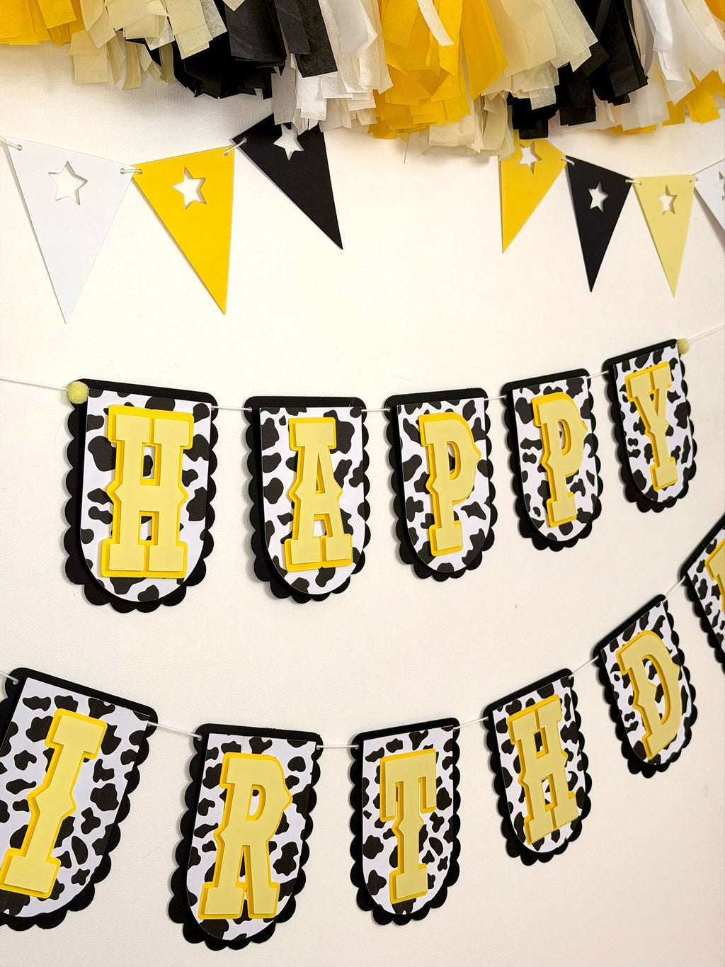 3D Happy Birthday Banner