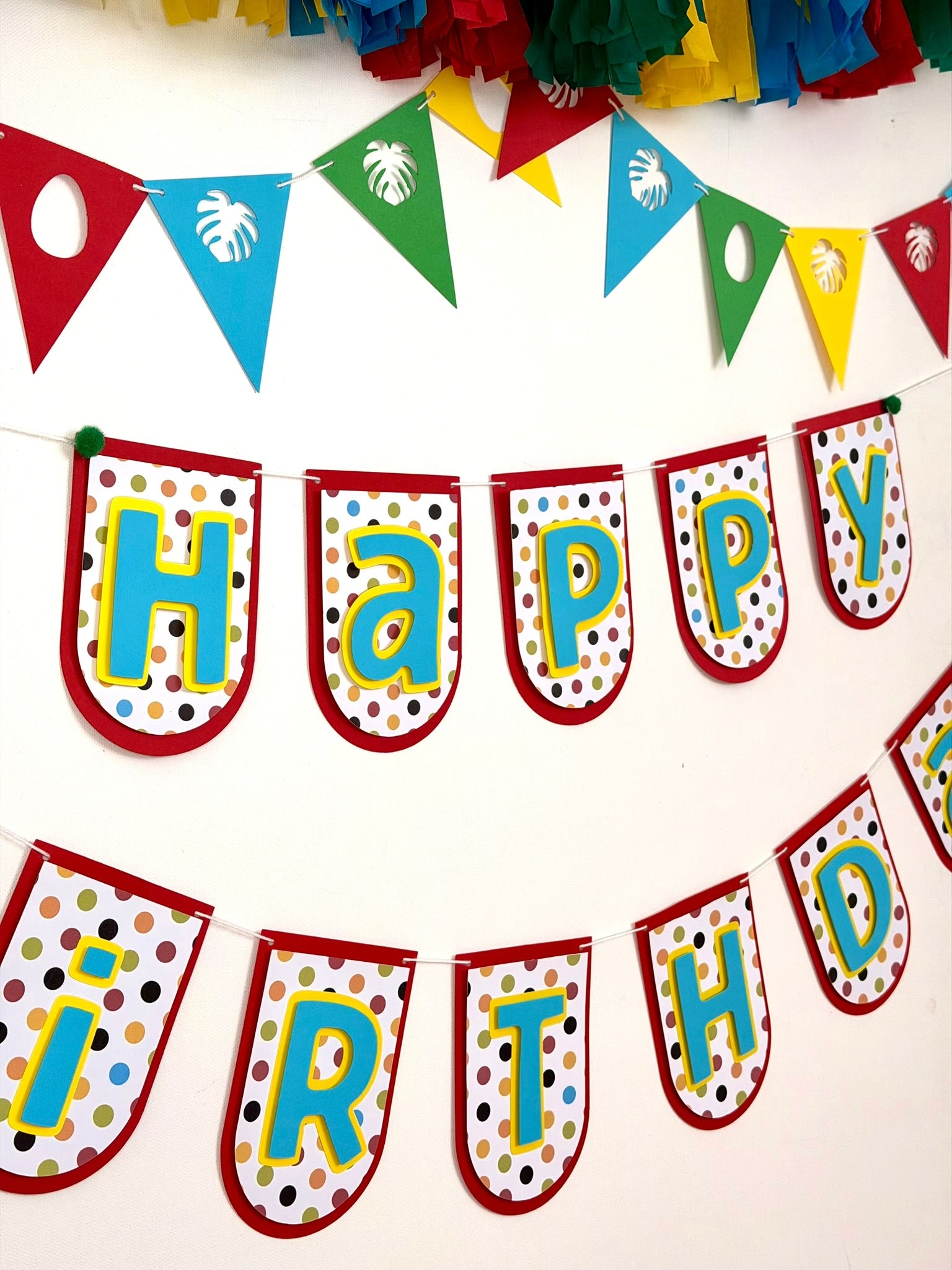 3D Happy Birthday Banner
