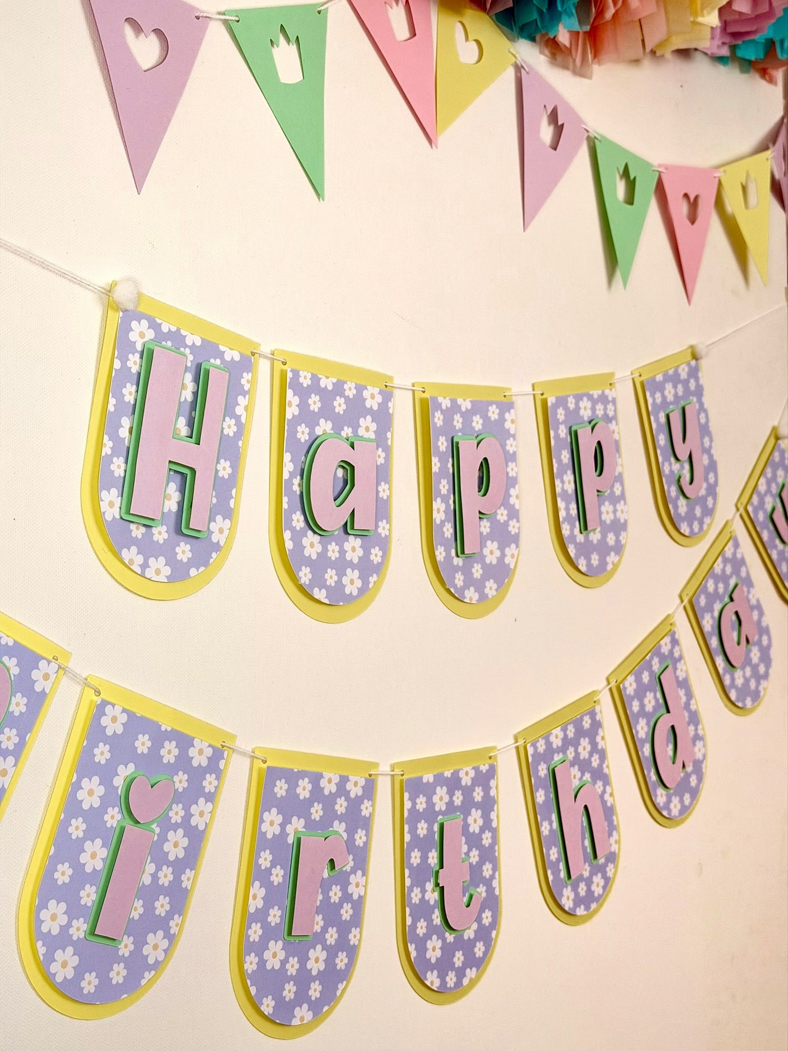 3D Happy Birthday Banner