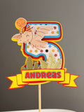 Personalized Birthday Cake Topper-Name & Age