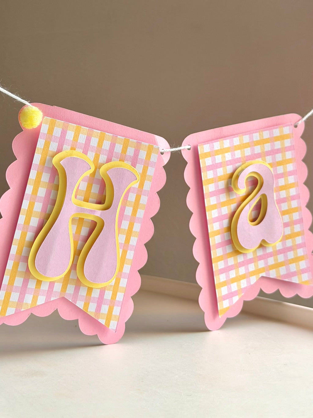 3D Happy Birthday Banner
