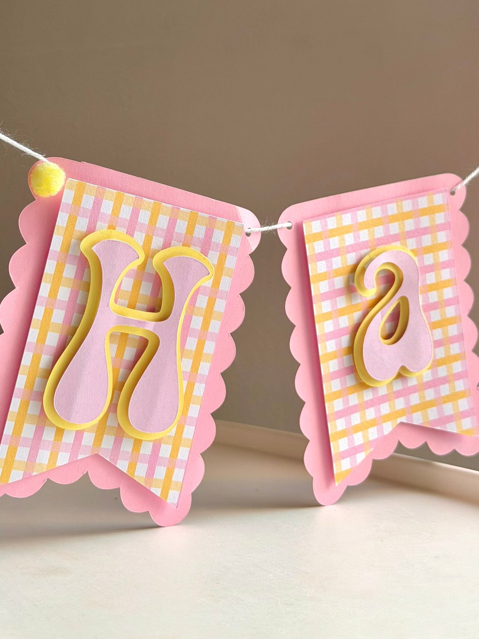 3D Happy Birthday Banner