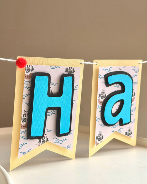 3D Happy Birthday Banner